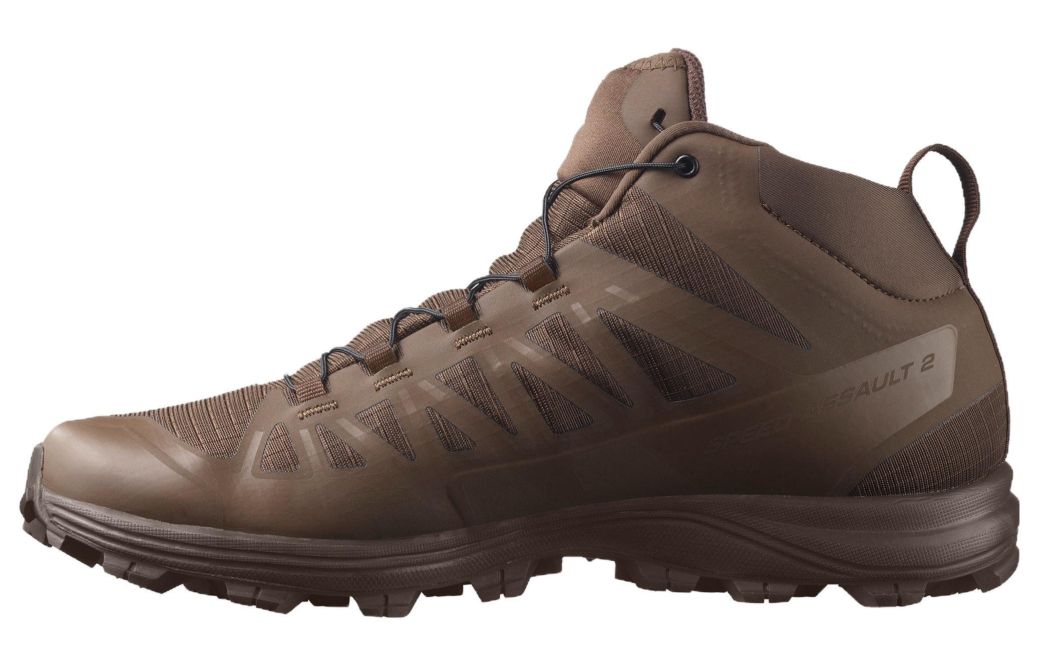 SALOMON Speed Assault 2 Comfortable Cushioning Mid top Outdoor Shoes Unisex Brown