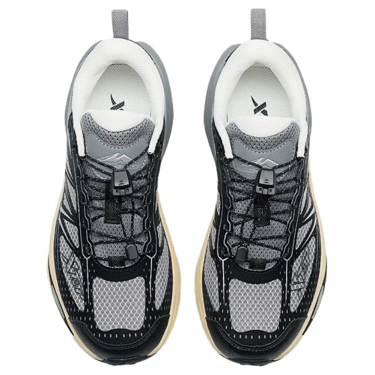 XTEP Mountain Cat Cushioning Slip Resistant Lightweight Low top Casual Running Shoes Women’s Smoke Gray