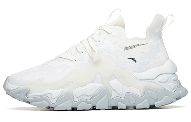 Anta Callus Removal Pro Fabric Low top Chunky Sneakers Men's White