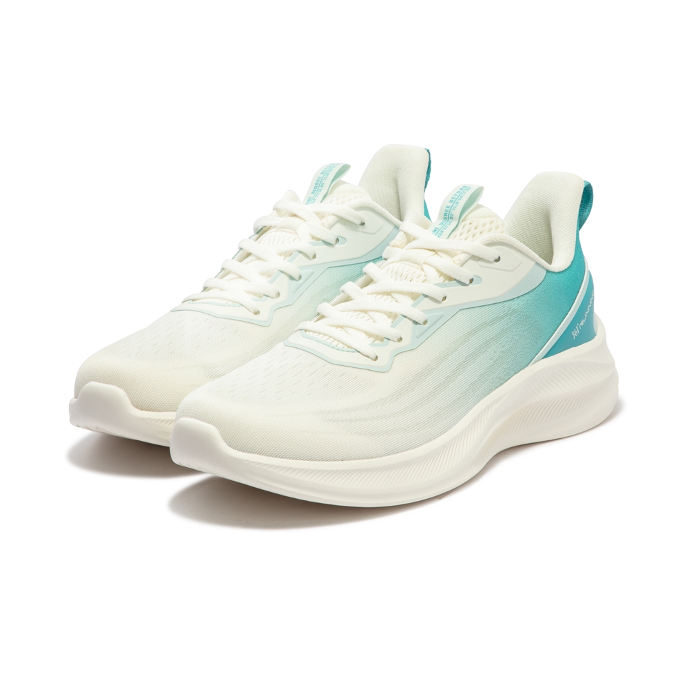 361° Cushioning Slip Resistant Abrasion Resistant Breathable Low top Running Shoes Men’s White Green