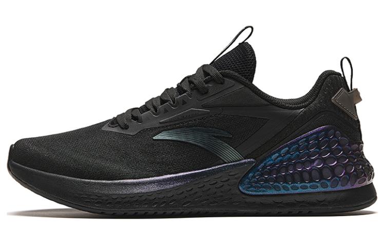 Anta C37+ Cushioning Slip Resistant Breathable Lightweight Low top Running Shoes Men’s Black
