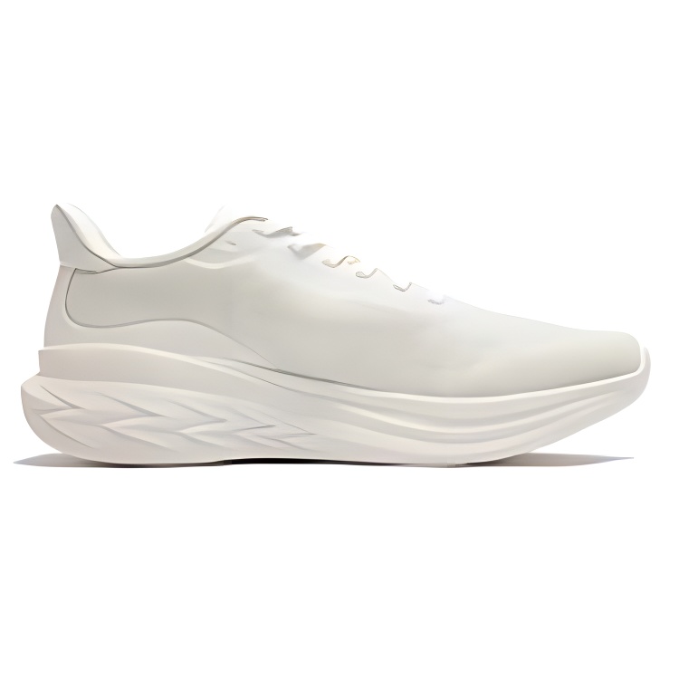 361° Slip Resistant Abrasion Resistant Coverage Low top Sprint Running Shoes Men’s Feather White