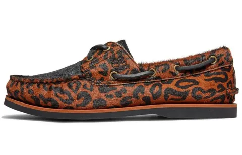 Timberland Classic Boat 2 Eye Wacko Maria Brown Leopard
