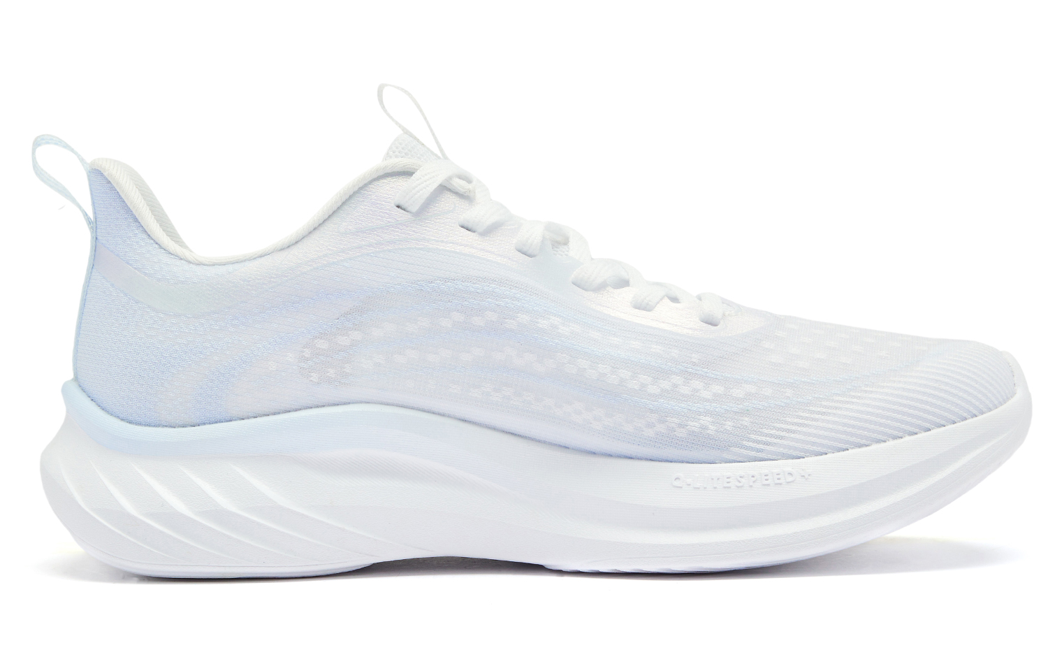 QIAODAN Cushioning Slip Resistant Abrasion Resistant Low top Casual Running Shoes Women’s Blue
