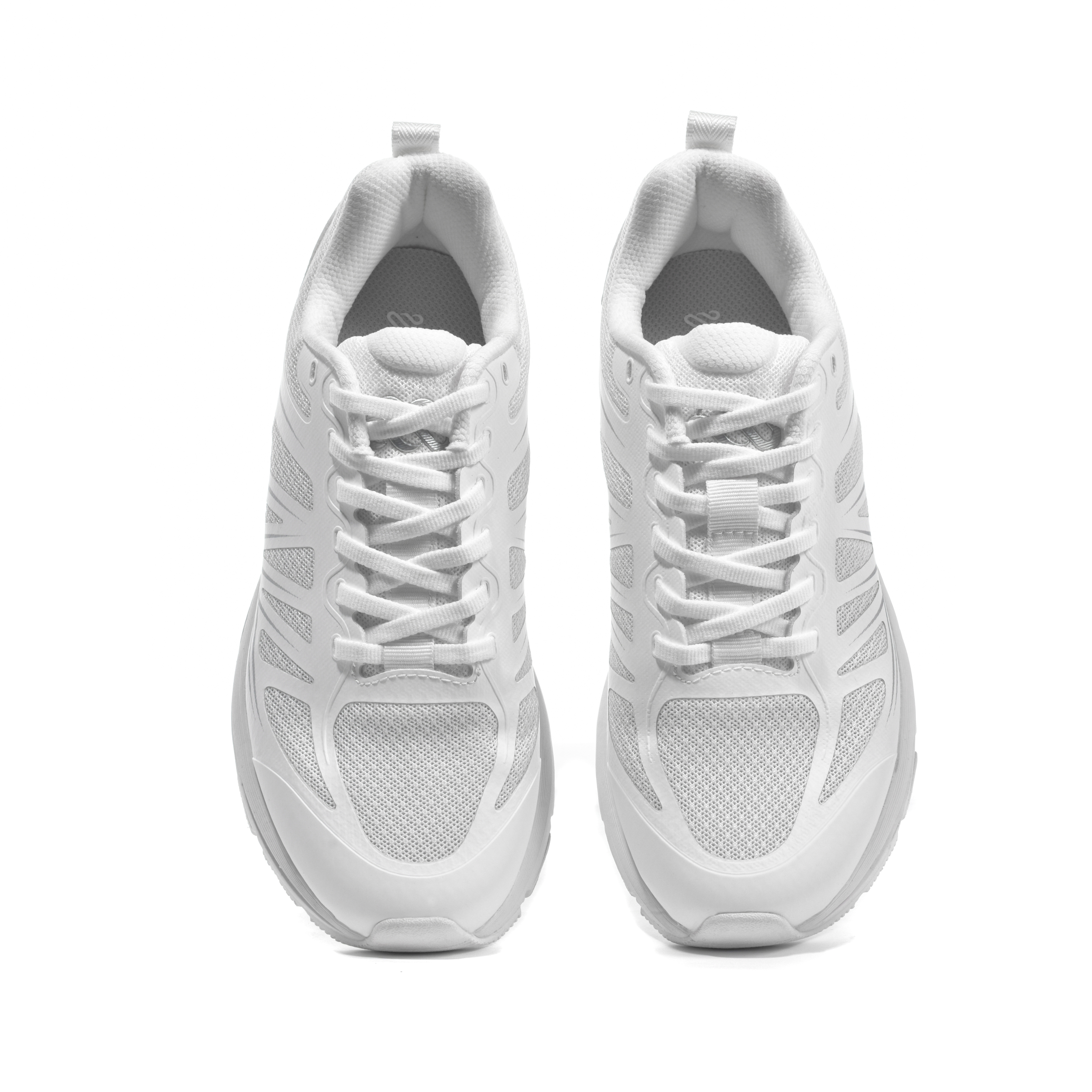 Mailesen Cushioning Slip Resistant Cushioning Slip Resistant Low top Running Shoes Unisex Pearl White