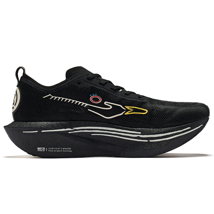 Erke Blue World 3.0 Running Shoes Men’s Low Top Jet Black