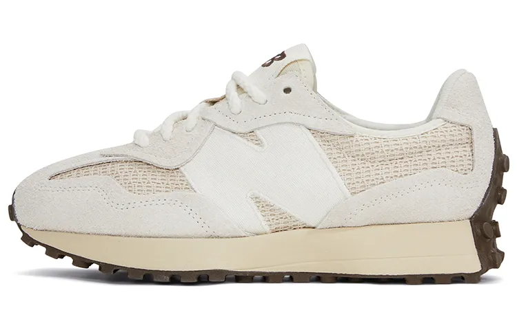 New Balance 327 Cream Brailed