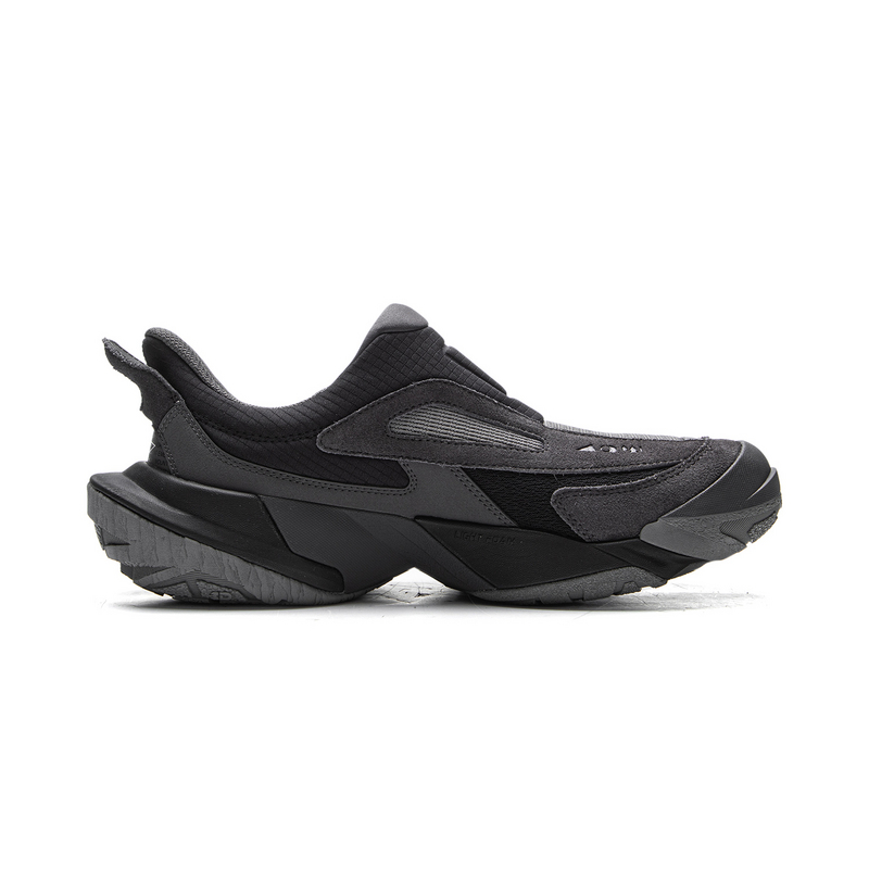Li Ning Outdoor CF Tracing Cushioning Rebound Low top Outdoor Shoes Unisex Gray Black