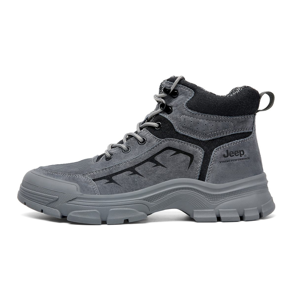 Jeep High top Outdoor Shoes Men’s Gray