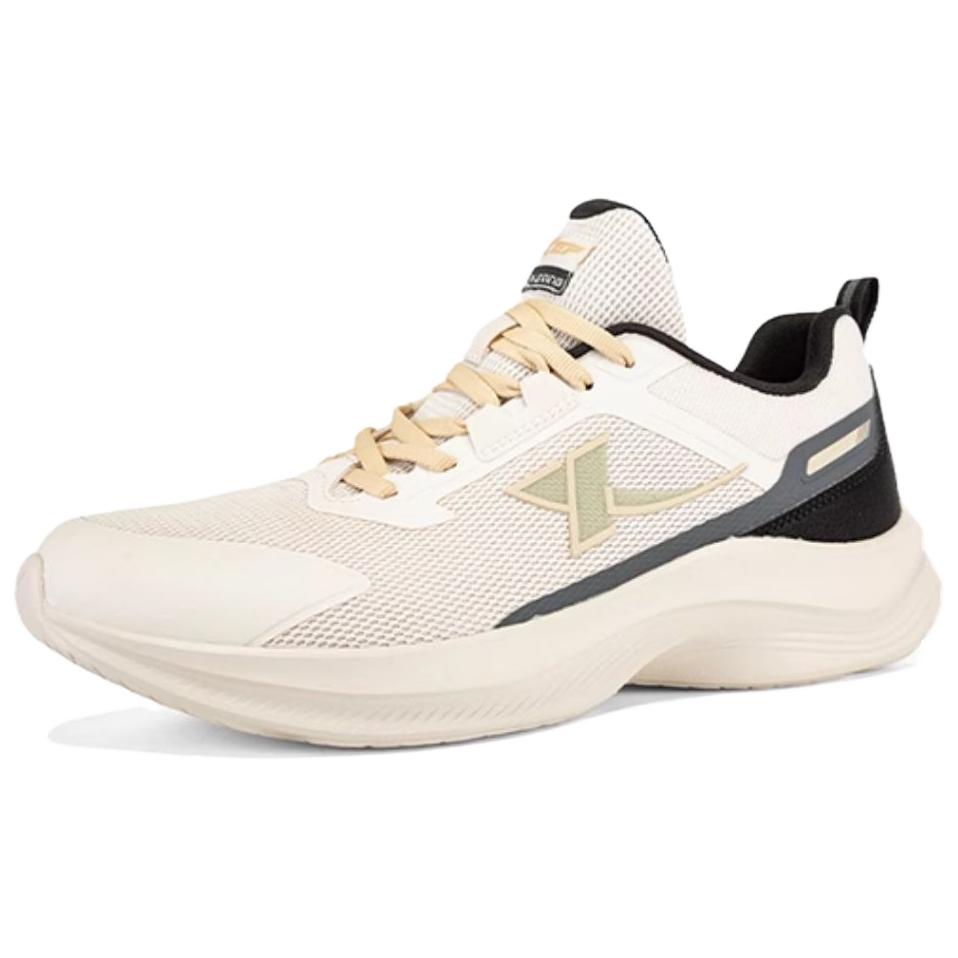 XTEP Abrasion Resistant Low top Running Shoes Men’s White Black