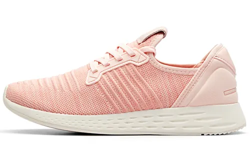 Anta Running Collection Comfortable Breathable And Lightweight Low top Running Shoes Women's Pink White