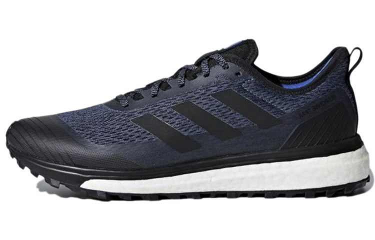 Adidas Response Trail Slip Resistant Low top Running Shoes Men's Blue Black