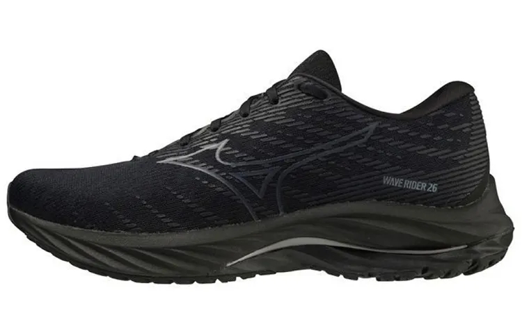 Wave Rider Mizuno 26 Super Wide 'Black Dark Grey'