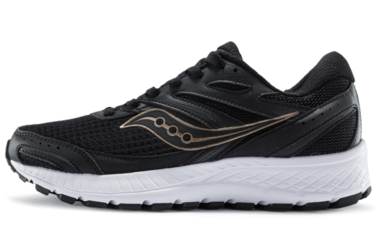 Saucony Cohesion 13 Cohesion 13 Sports Abrasion Resistant Breathable Low top Running Shoes Women’s Black Gold