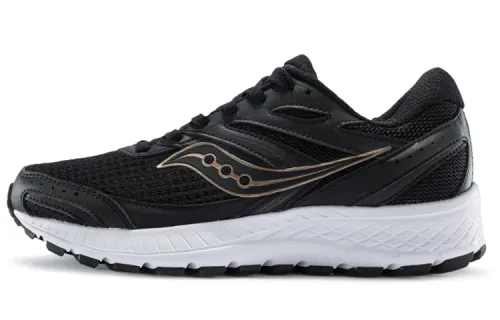 Saucony Cohesion 13 Cohesion 13 Sports Abrasion Resistant Breathable Low top Running Shoes Women's Black Gold