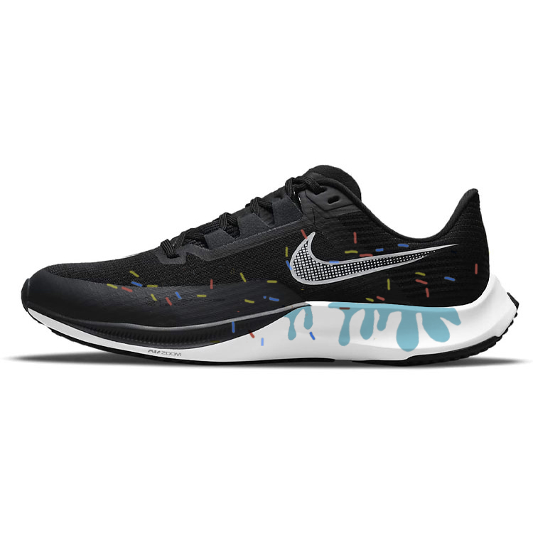 Nike Zoom Rival Fly 3 Slip Resistant, Abrasion Resistant, Breathable Low top Running Shoes Unisex Black Blue