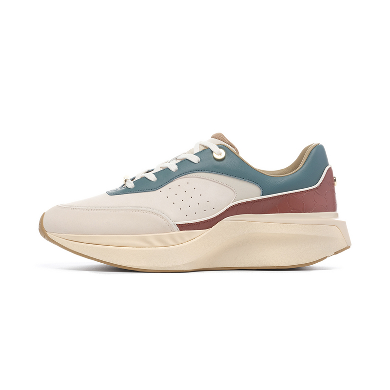LI NING 1990 Xunyu Cushioning Low top Running Shoes Men’s Yellow Green Khaki
