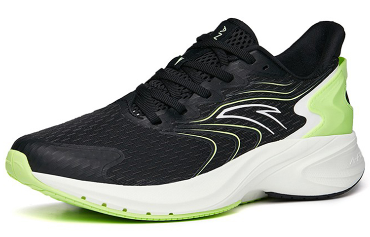 Anta Antelope Run 2 Wear resistant And Lightweight Low top Running Shoes Men’s Black Gray Green