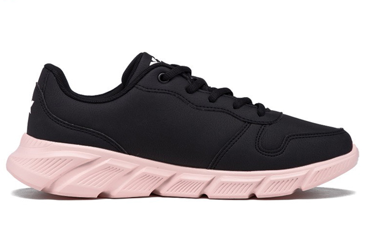 XTEP Leather Waterproof Low top Running Shoes Women’s Black Red