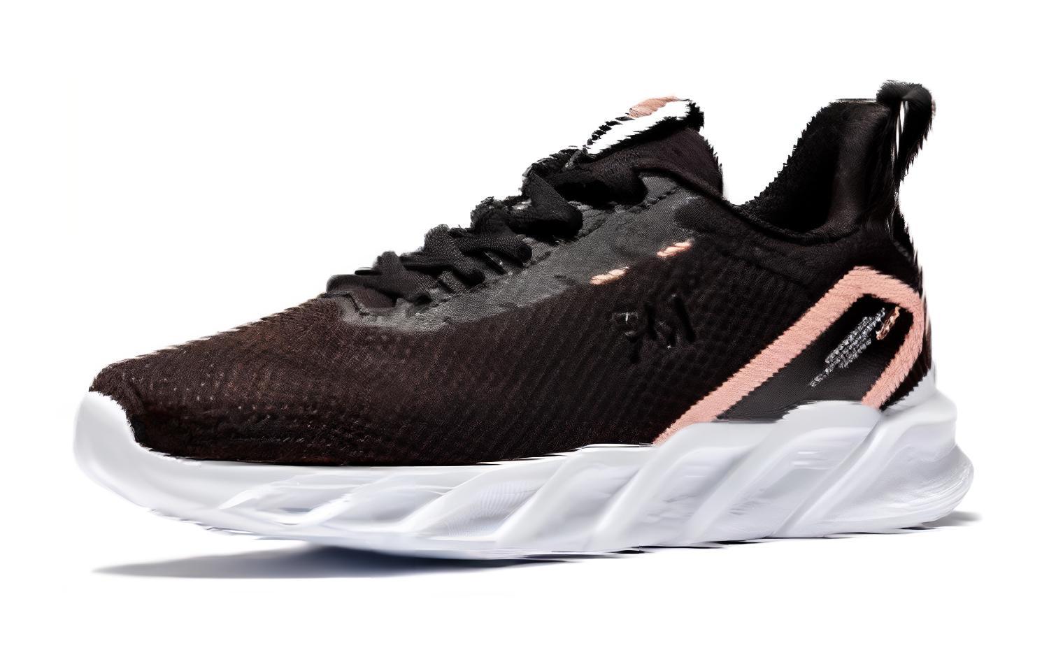 361° Slip Resistant Abrasion Resistant Low top Running Shoes Women’s Black Pink