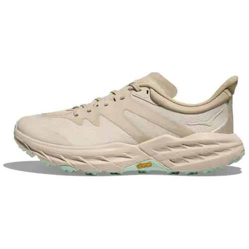 HOKA ONE ONE Speedgoat 5 Cushioning Support Low top Casual Running Shoes Unisex Oat