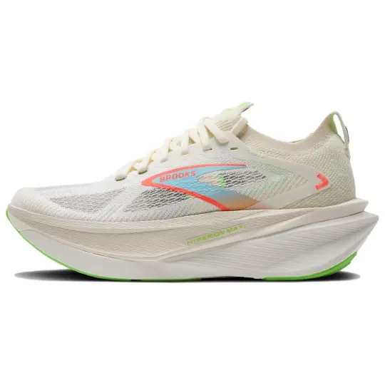 Brooks Hyperion Max 3 Breathable Cushioning Abrasion Resistant Low top Racing Training Running Shoes Women's Beige