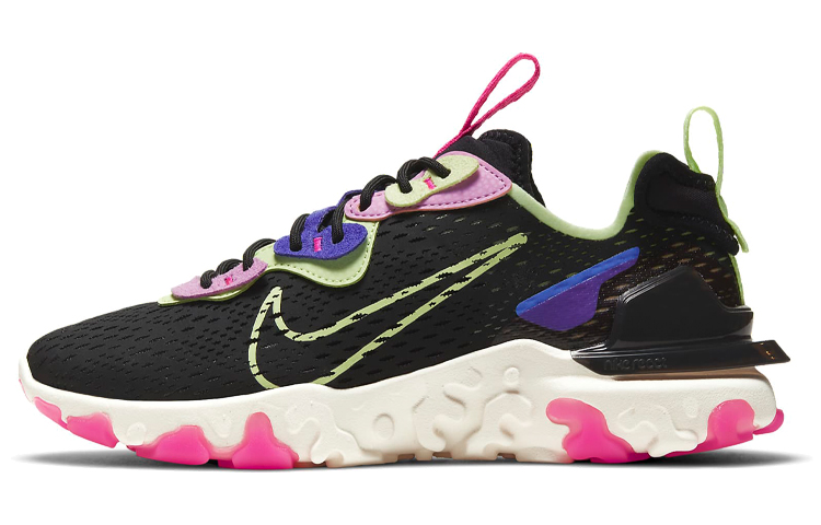 Nike React Vision Black Beyond Pink Volt Women's