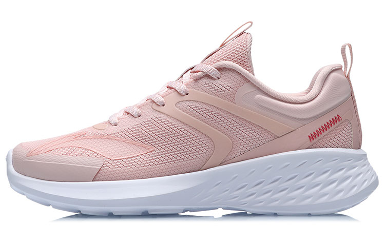 Li Ning Lightweight Cushioning Low top Running Shoes Women’s Peach Orange Pink