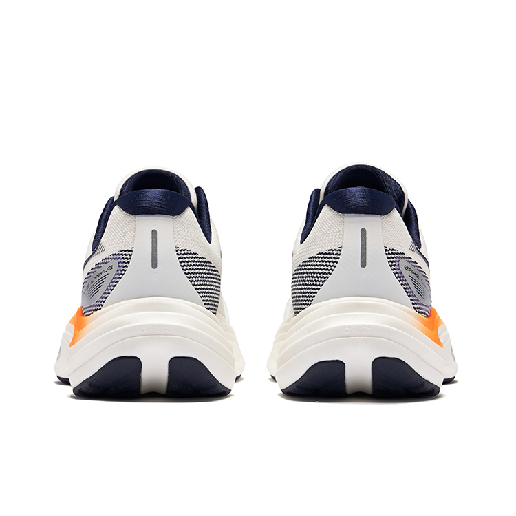 Erke Luanyu Cushioning Lightweight Rebound Low top Casual Training Running Shoes Men’s Microcrystal White Bristol Blue