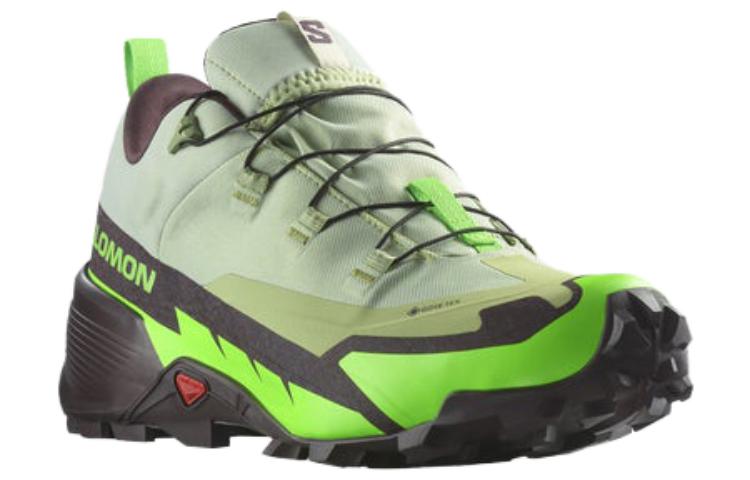 SALOMON CROSS HIKE 2 GORE TEX Abrasion Resistant Breathable Low top Outdoor Shoes Men’s Green