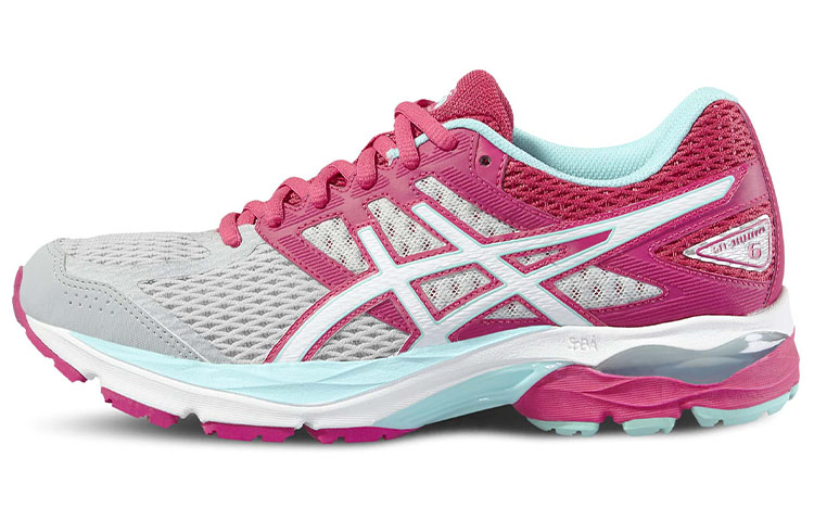 ASICS Gel Kumo 6 Running Shoes Women's Low Top Gray/Pink