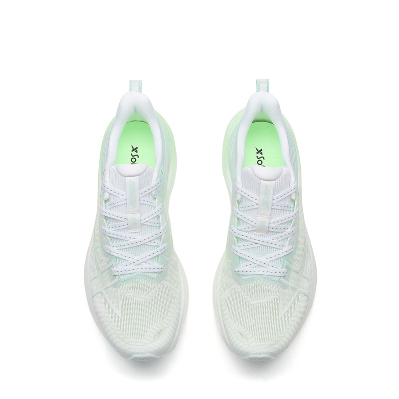 XTEP 2000km 3.0 Low top Training Running Shoes Women’s Classic White Electronic Pink Green