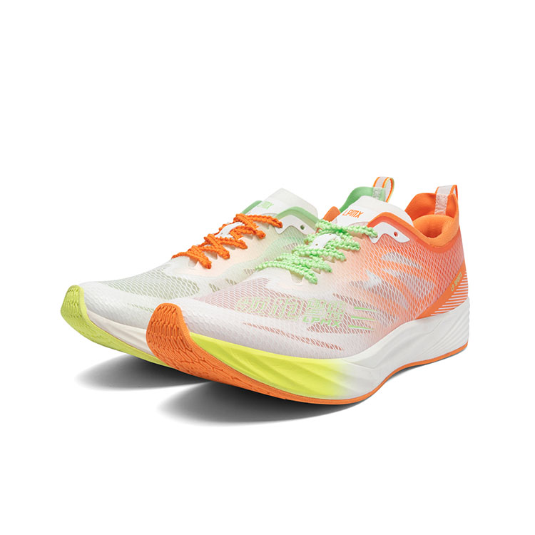 LPMX Low top Full Length Carbon Plate Running Shoes Unisex Red Green Mismatched