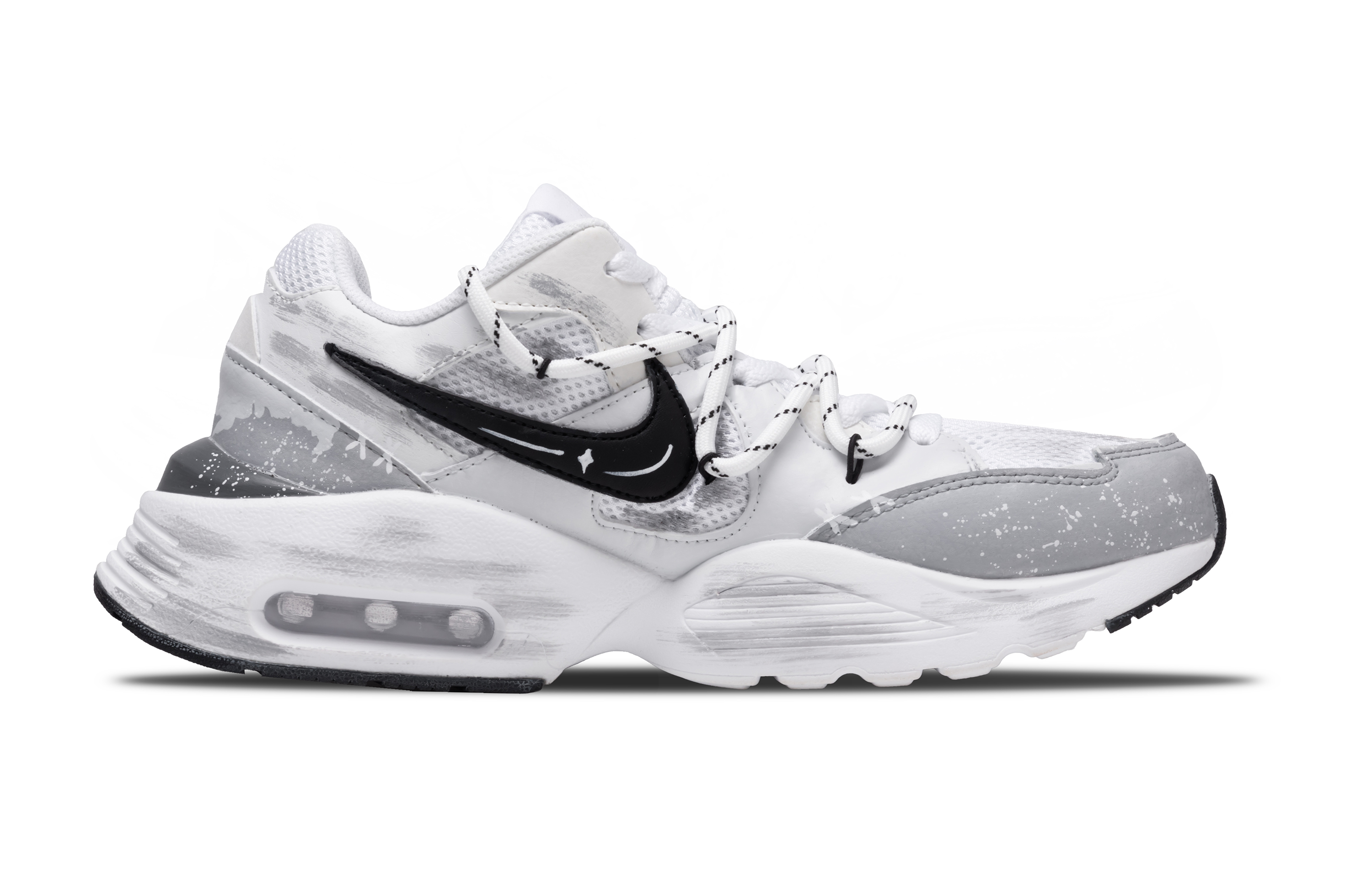 Nike Air Max Fusion Cushioning Low top Running Shoes Men’s Light Gray