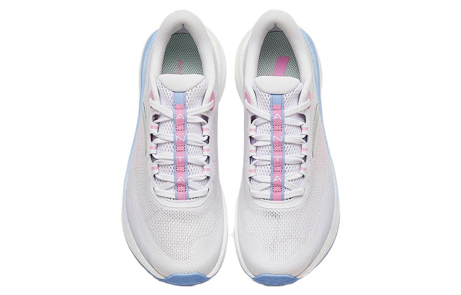 Anta Comfortable Slip Resistant, Abrasion Resistant, Lightweight Low top Running Shoes Women’s Blue Pink