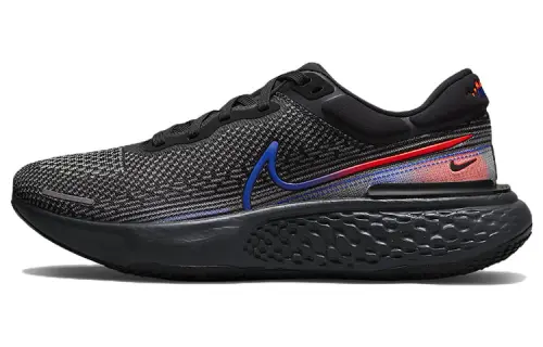 Nike ZoomX Invincible Run Flyknit Black Bright Crimson Racer Blue