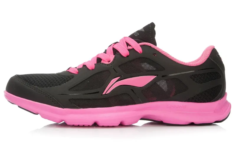 Li Ning Running Shoes Women's Low Top Black/Pink