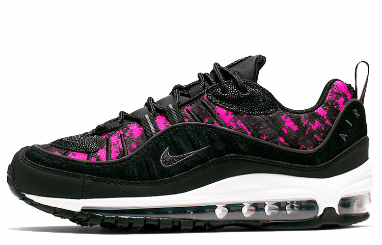 Nike Air Max 98 Pixel Black Hyper Pink Women’s