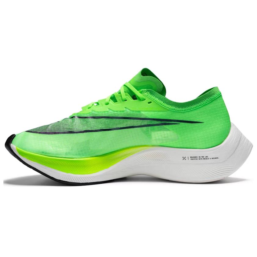 Nike ZoomX Vaporfly Next% 1 OG model elite lightweight foam racing professional breathable and lightweight low-top air cushion carbon plate marathon long-distance racing running shoes men and women same style green