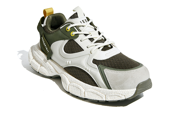 JEEP SPIRIT Mesh Low top Foam Sole Running Shoes Men’s Cat Eye Green