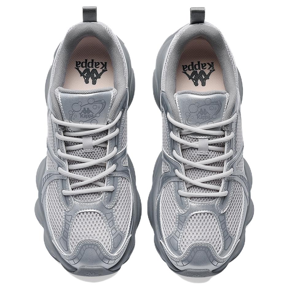 Kappa SERIES Abrasion Resistant Rebound Low top Running Shoes Unisex Silver