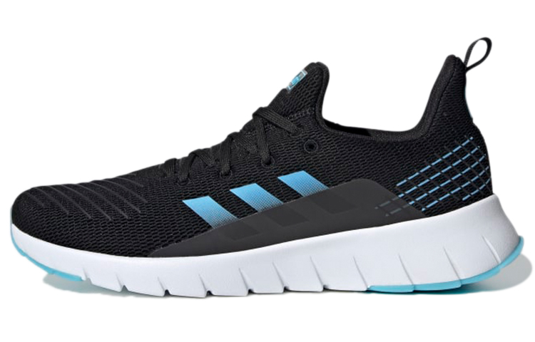 Adidas Asweego Comfortable Abrasion Resistant Breathable Coverage Low top Running Shoes Men's Black Blue