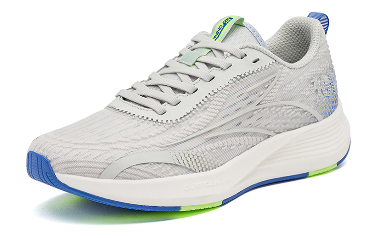 361° Feather Abrasion Resistant Breathable Low top Running Shoes Men’s Gray Blue