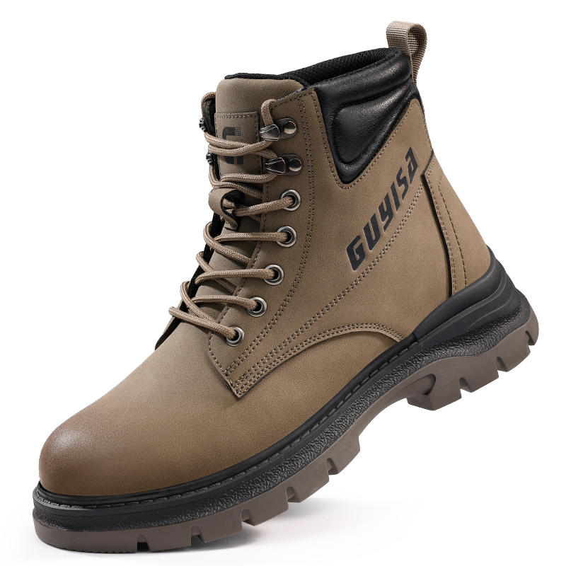 LANOUDUN Abrasion Resistant Impact Resistant High top Outdoor Shoes Men’s Green