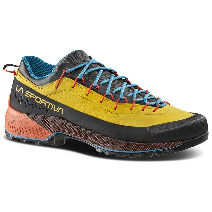 LA SPORTIVA Leather Comfortable Abrasion Resistant Abrasion Resistant Low top Outdoor Shoes Unisex Yellow