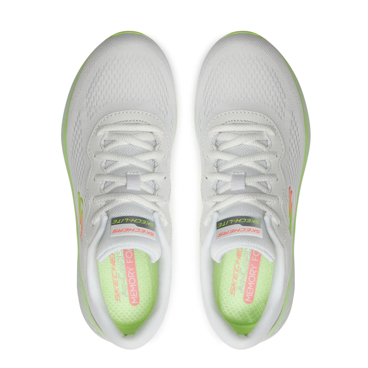Skechers Skech Lite Pro Comfortable Round Toe Low top Running Shoes Women’s White