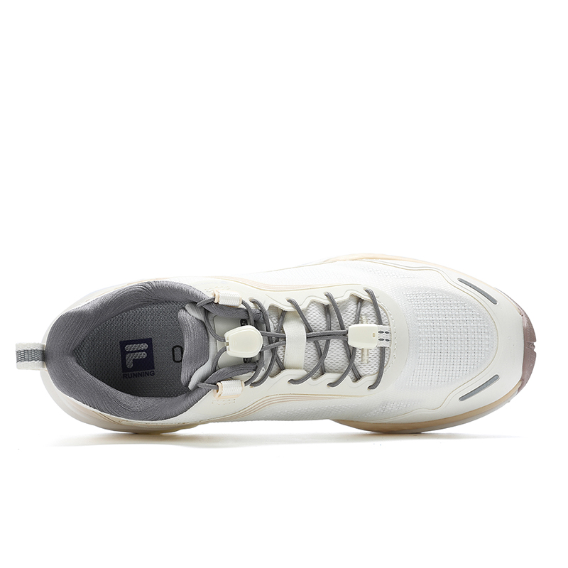 FILA Abrasion Resistant Low top Outdoor Shoes Women’s Milk White/Sunset Yellow