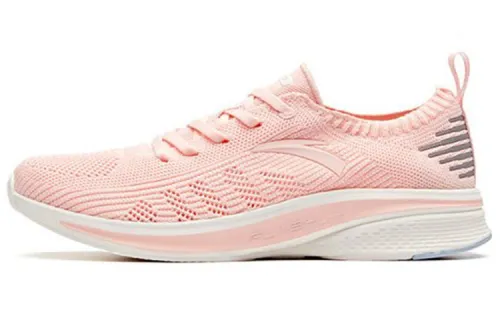 Anta Flashlite Hydrogen Cushioning Slip Resistant Abrasion Resistant Low top Running Shoes Women's Cherry Blossom Pink