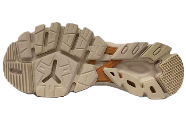 Li Ning Cushioning Slip Resistant Abrasion Resistant Low top Running Shoes Men’s Khaki