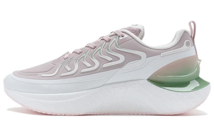 XTEP Wind And Fire 27 Cushioning Slip Resistant Low top Casual Running Shoes Women’s Pink White